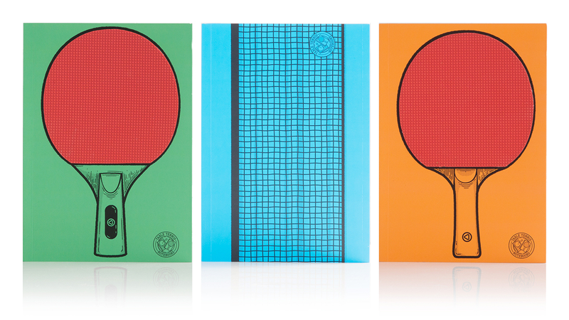 Illustration for article titled Table Tennis Notebooks Will Lead to Impromptu Office Ping Pong Throwdowns